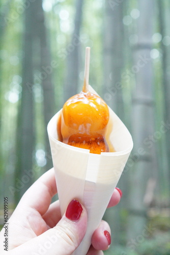 japanes dango bamboo japnes dessert food sweet asian tranditional
