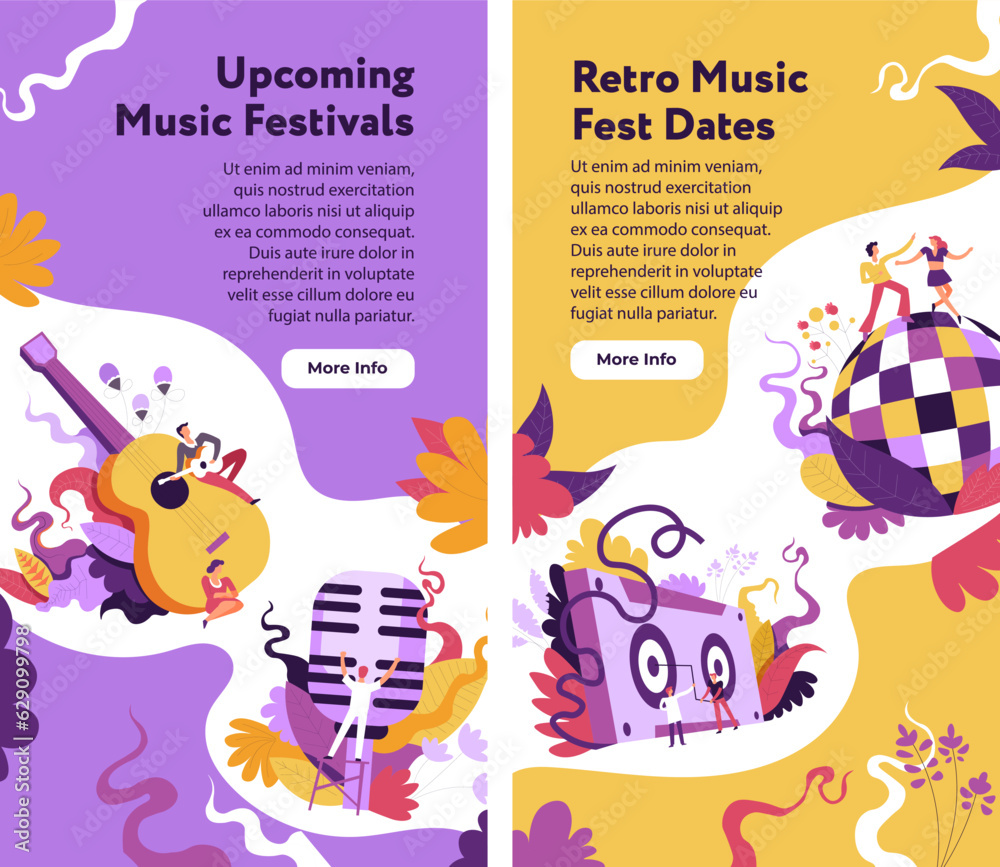 Upcoming music festivals, retro fest dates web