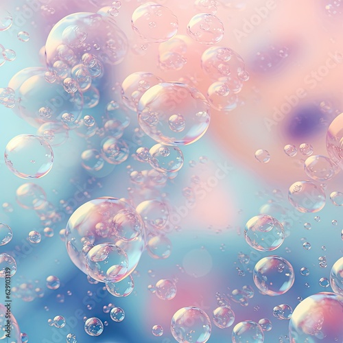 Bubble Background Generative AI