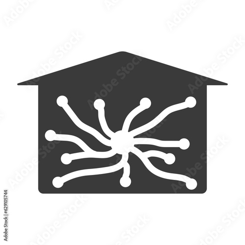 Worm farm glyph icon isolated on white background.Vector illustration.