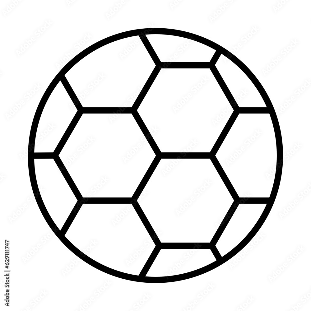 Fototapeta premium soccer ball isolated on white