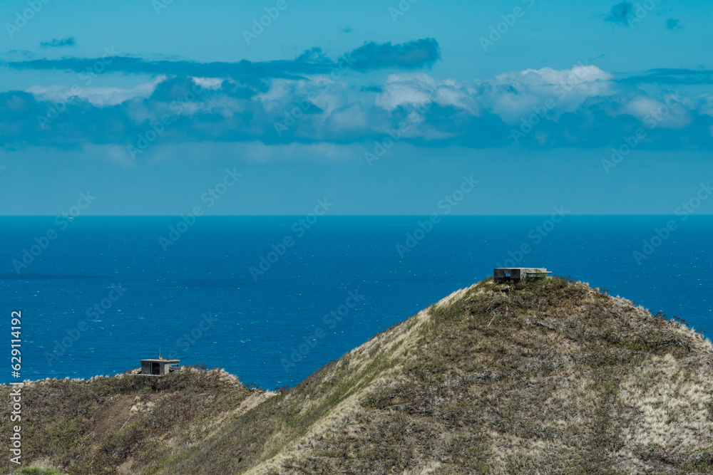 Diamond Head Crater Trail. Honolulu, Oahu, Hawaii