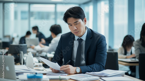 忙しいビジネスマン