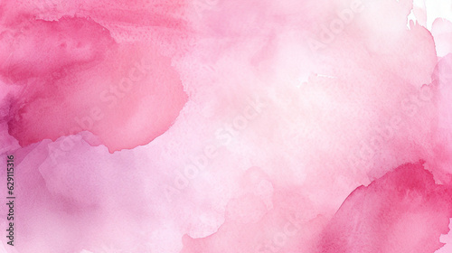 水彩風のピンクの模様