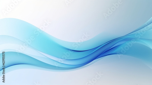 青い波の抽象背景