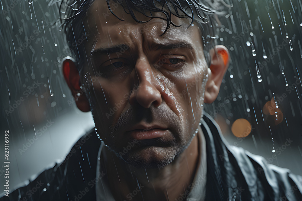 man with dreadlocks in the rain.
Generative Ai
