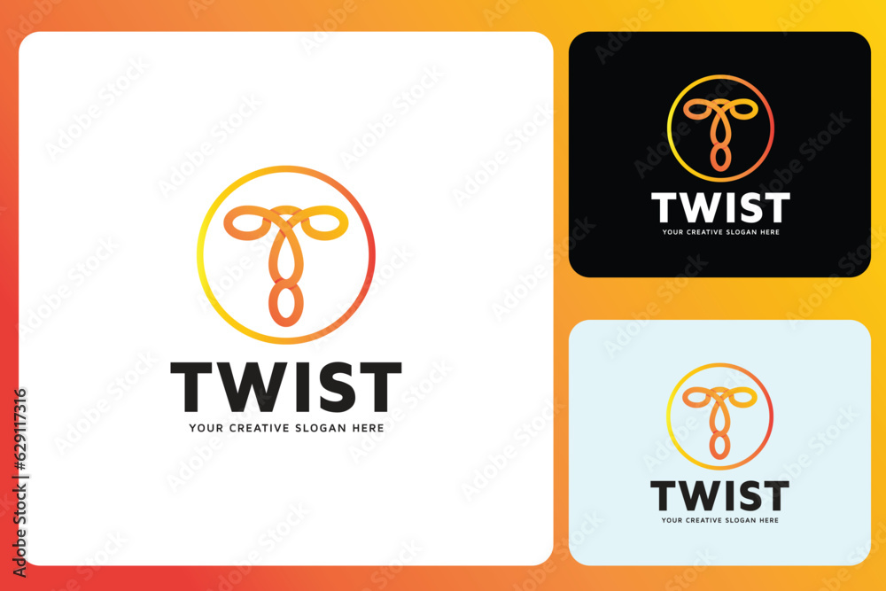 T Letter Logo Design Template