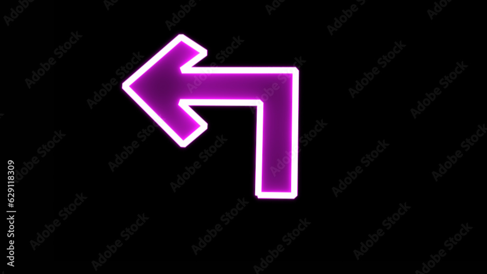 Traffic signs, turn left, Modern flat simple arrows isolated. Down arrow sign . Direction traffic sign. Navigation concept. Vector illustration Traffic signs, turn left, Modern flat simple arrows isolated. Down arrow sign . Direction traffic sign. Navigation concept. Vector illustration