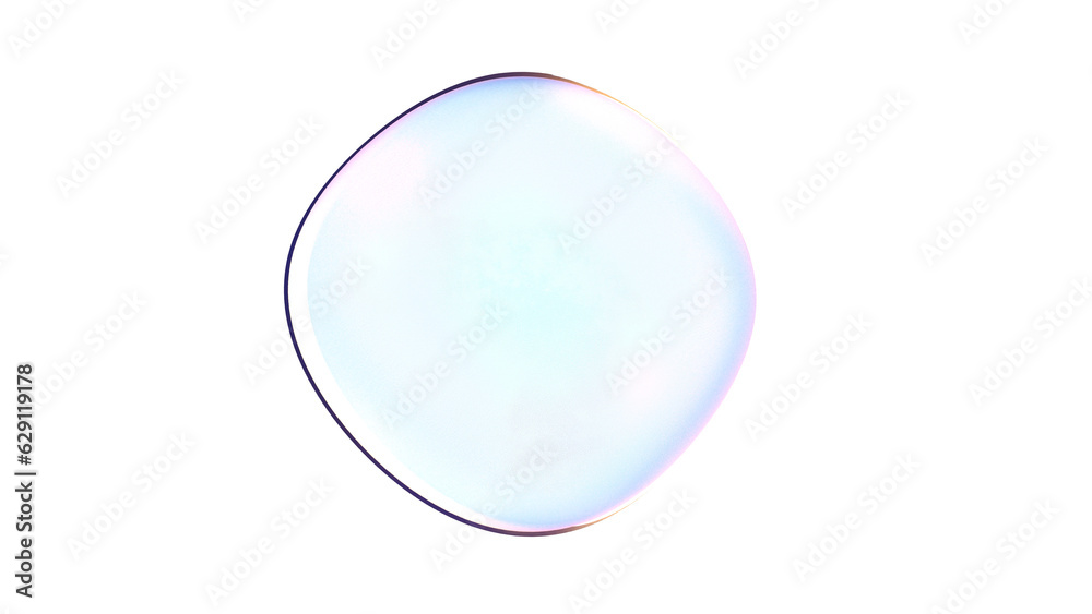 Soft Soap bubble 3d render