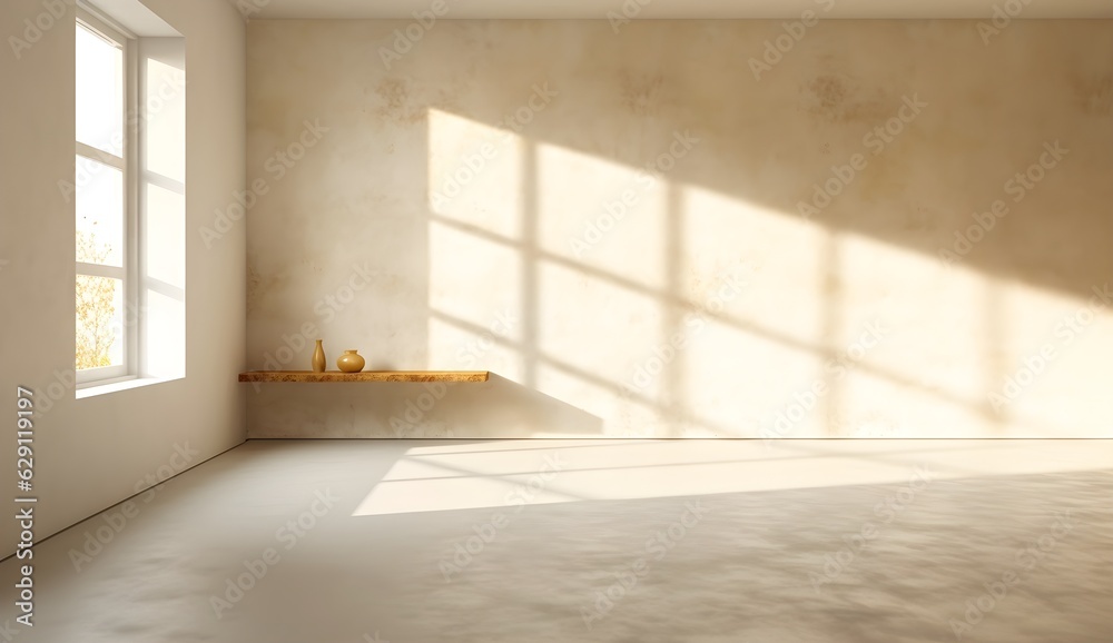 Empty interior background Empty interior background