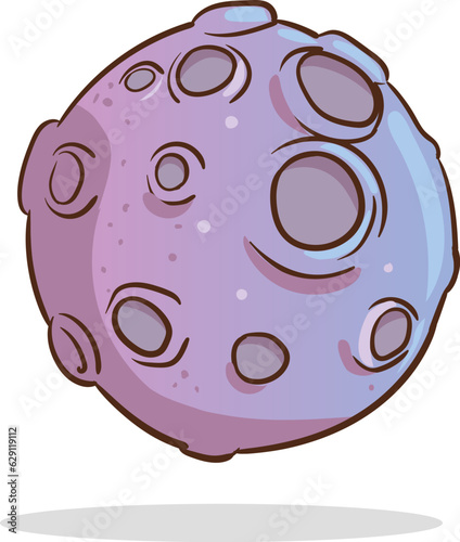 cartoon cute planet vector illustrations