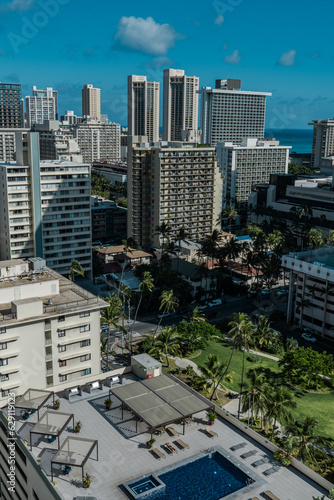 Waikiki  City of Honolulu  Oahu  Hawaii