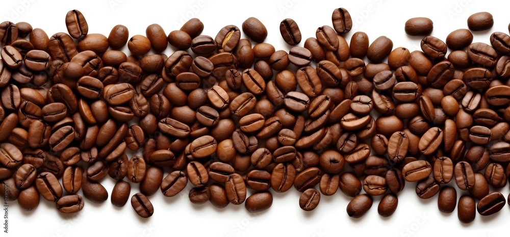 coffee beans isolated on white background coffee beans isolated on white background