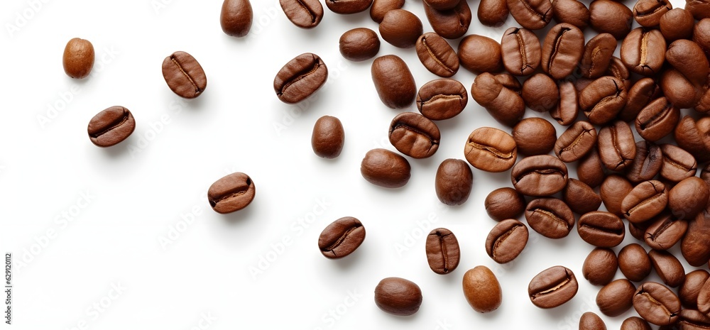 coffee beans isolated on white background coffee beans isolated on white background