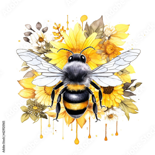 bee on flower