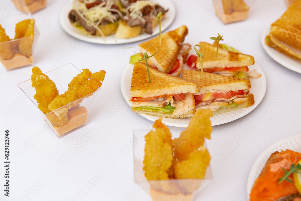 various snacks on the table various snacks on the table
