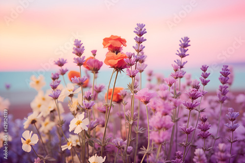 field of flowers © alphazero