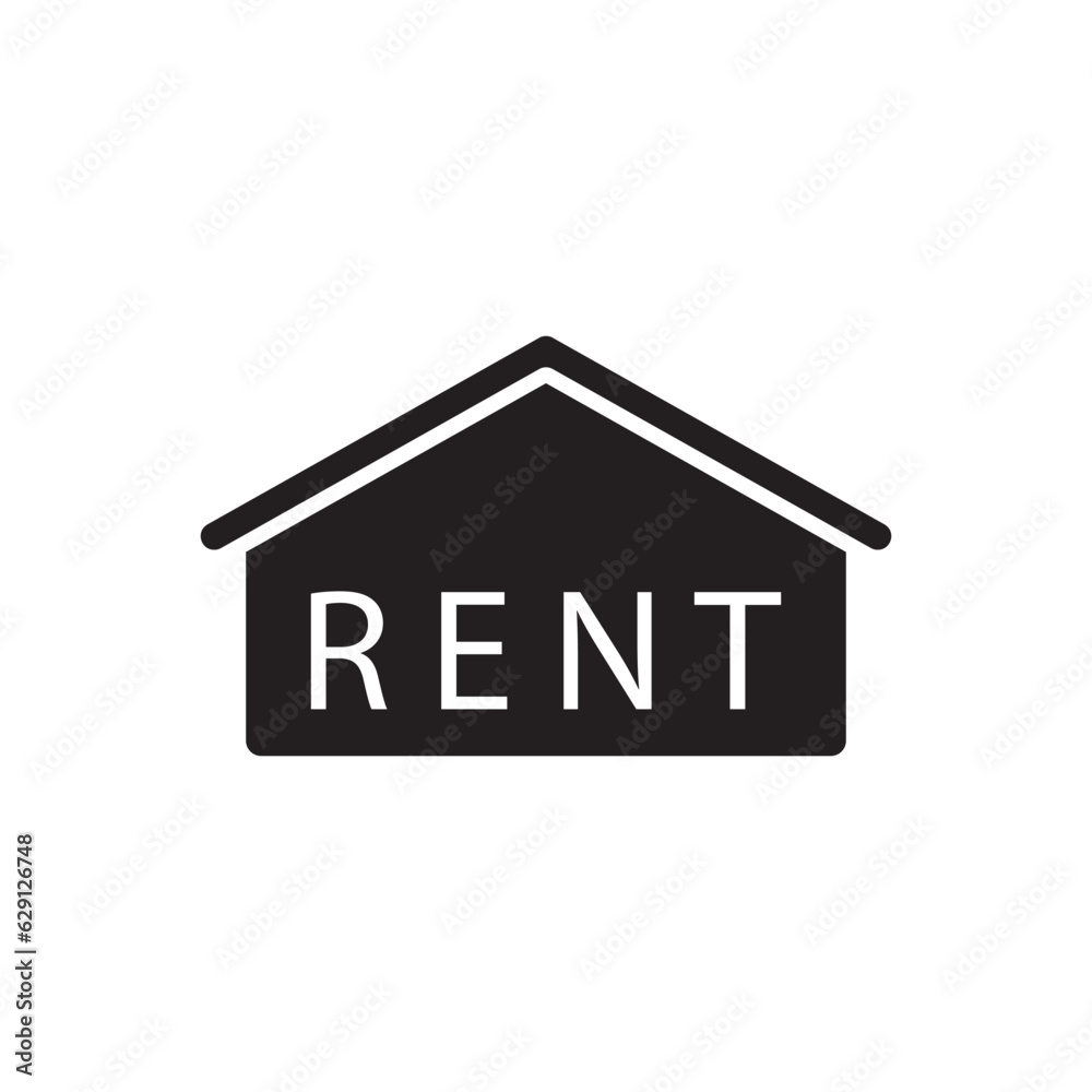 rent icon vector rent icon vector