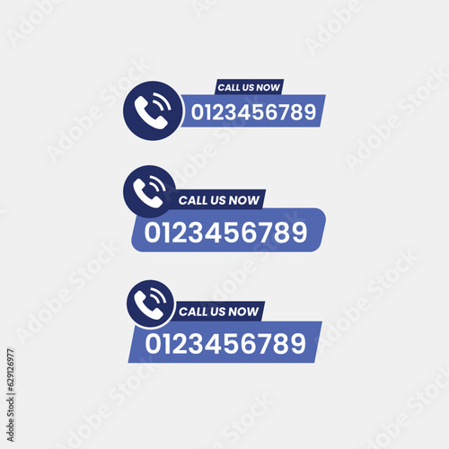 Call us now button, Call to action button for the Website and design template