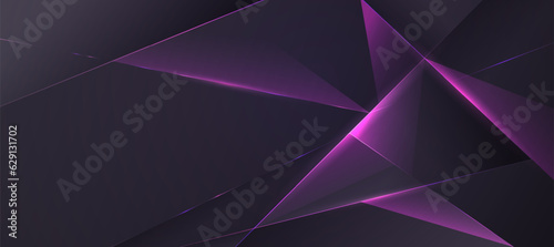 Abstract Elegant diagonal striped purple background and black abstract , tech product background , tech banner
