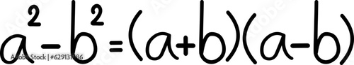 Difference of two squares formular