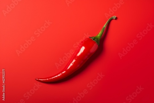 Chili red pepper food. Generate Ai photo
