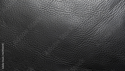 Black leather textured background. Texture-the smooth black leather.