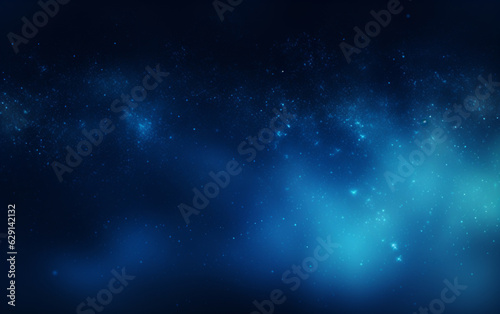 Abstract blue dust particles background