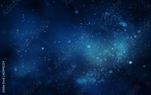 Abstract blue dust particles background © MUS_GRAPHIC