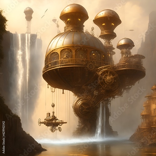 Nature and Steam-Powered Wonders: Exploring Steampunk Hydro Mechanica photo