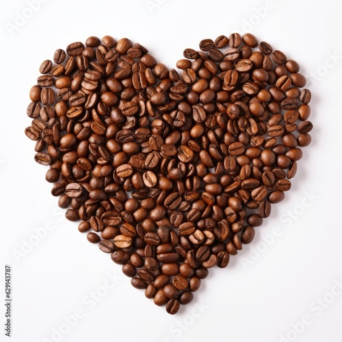 Heart-Shaped Coffee Bean Arrangement