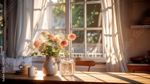bright sunny room with plants is located near a window