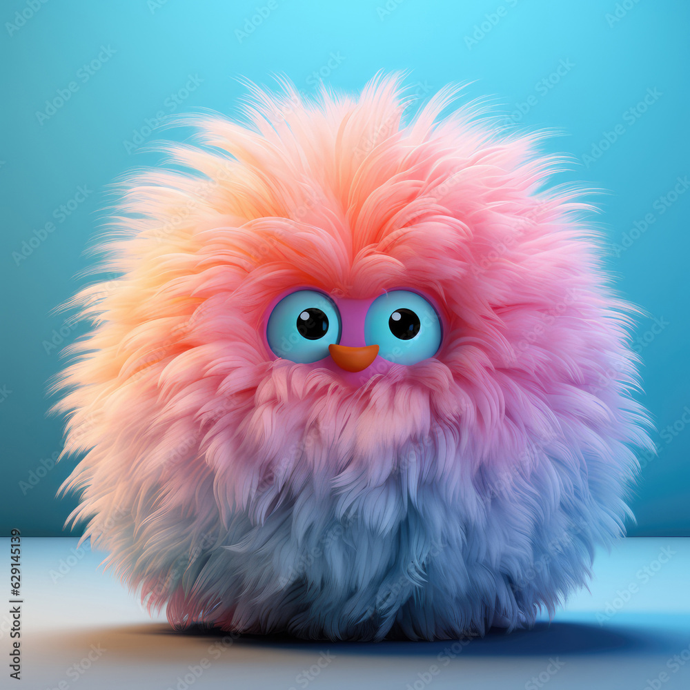 crazy mad funny cute tiny Monster, generative AI illustration crazy mad funny cute tiny Monster, generative AI illustration