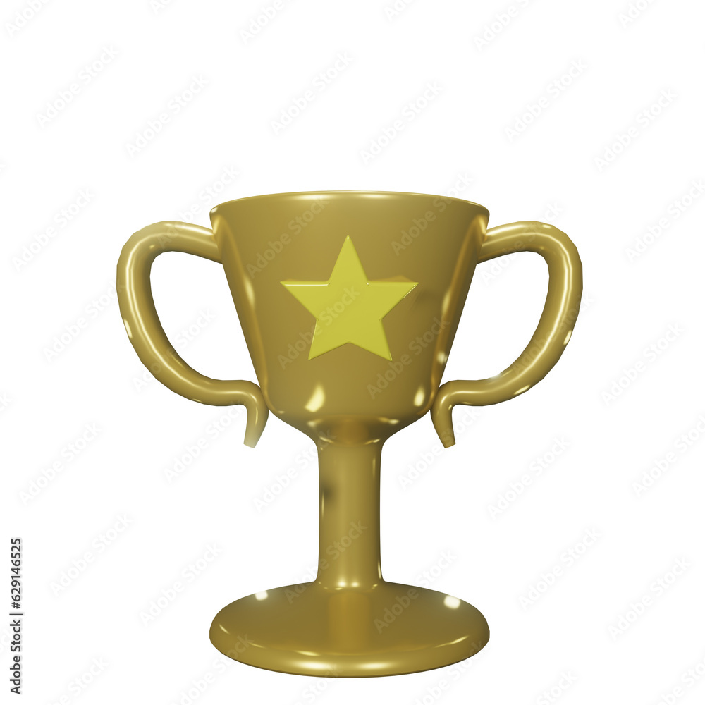 gold cup for champion isolated on white background gold cup for champion isolated on white background