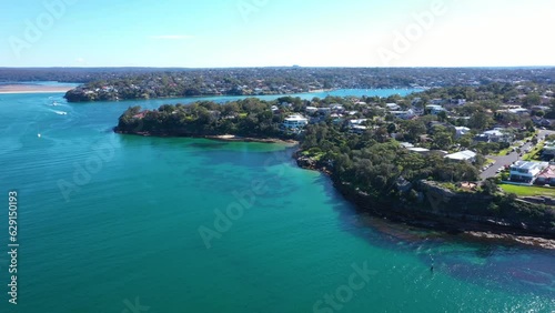 Wallpaper Mural Aerial drone view of Cronulla South showing Bass and Flinders Point in the Sutherland Shire, South Sydney, NSW Australia on a sunny day in July 2023   Torontodigital.ca