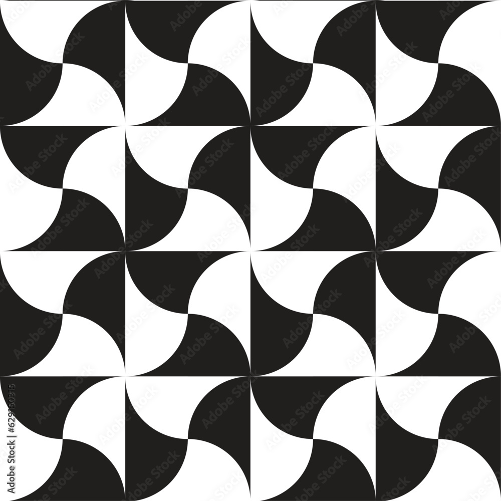 windmill geometric pattern in black and white windmill geometric pattern in black and white
