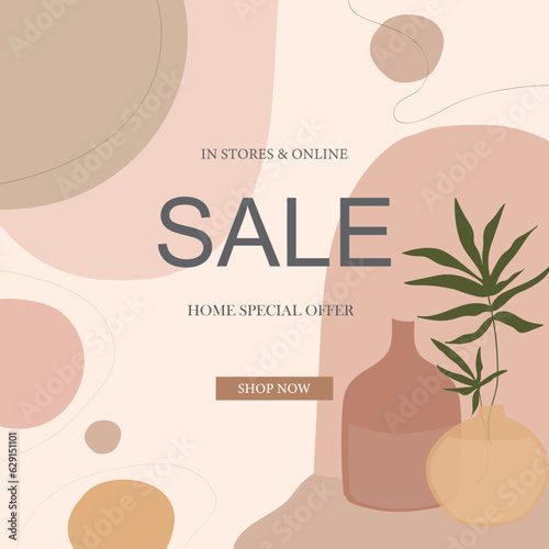 Trendy abstract square art templates.Vector fashion backgrounds.