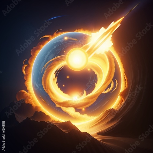 Golden Symbol, Stormy Waves