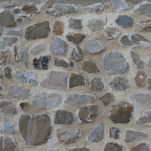 Mur maçonné en pierre