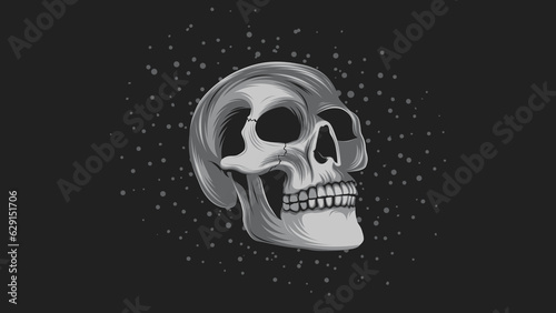 human skull (ID: 629151706)