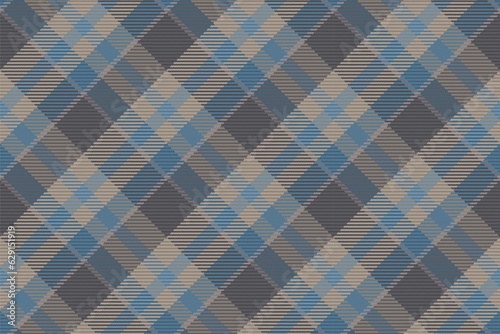 Seamless pattern of scottish tartan plaid. Repeatable background with check fabric texture. Vector backdrop striped textile print.