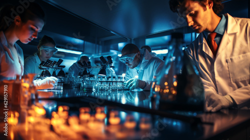 Inside the Lab: A Pharmaceutical Team at Work on Medicine Production