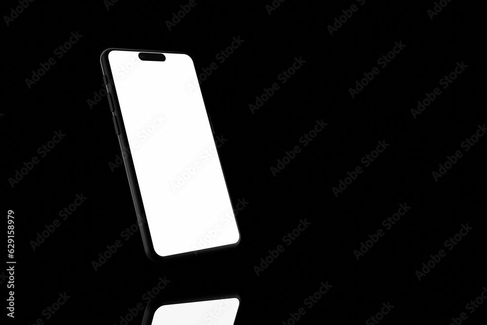 High quality 3D vector mobile phone model. Ultra realistic smart phone. for presentation templates Phone frame with blank split screen template. 3D illustration. High quality 3D vector mobile phone model. Ultra realistic smart phone. for presentation templates Phone frame with blank split screen template. 3D illustration.