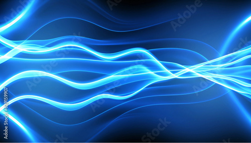 abstract blue wave background