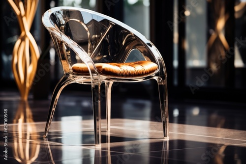 contemporary modern chair - luxurious product photo created using generative AI tools