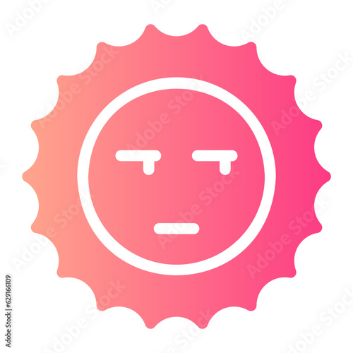 suspicious gradient icon