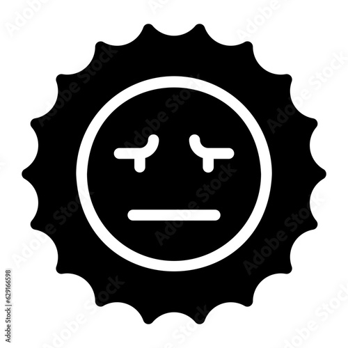 confused glyph icon