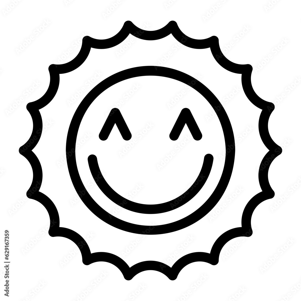 sun line icon sun line icon