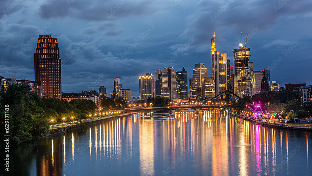 Fototapeta premium Skyline Frankfurt am Main