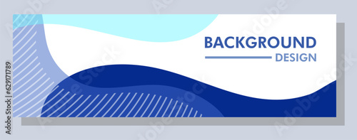 Abstract banner design. Vector shape background. Modern Graphic Template Banner pattern for social media and web sites.